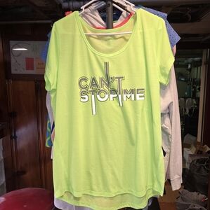 Exersion Lime Green Black White Misses Xl NWOT